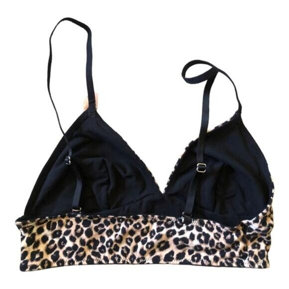 Forever 21 Flattering Comfortable Animal Print Adjustable Straps Bralette Small - Picture 7 of 10
